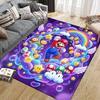 Mario Whimsical Area Rug, Mario Fan Soft Carpet, Great Gift.chl