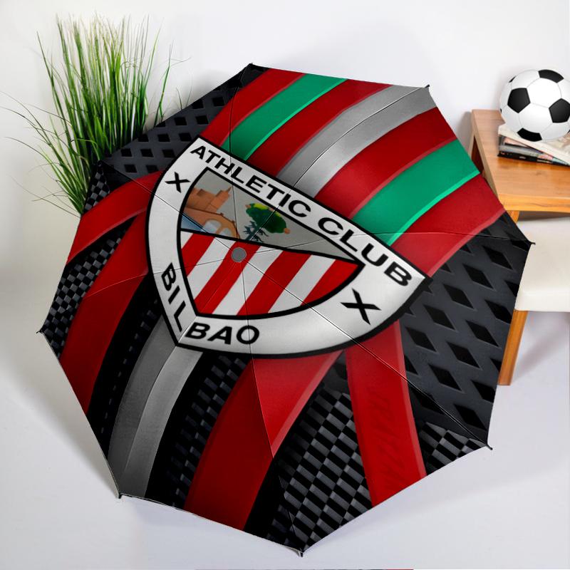 Football Athletic Automatic Folding Umbrella - 8-Rib Travel Umbrella with Auto Open/Close & Portable, Gift for Christmas, Birthdays