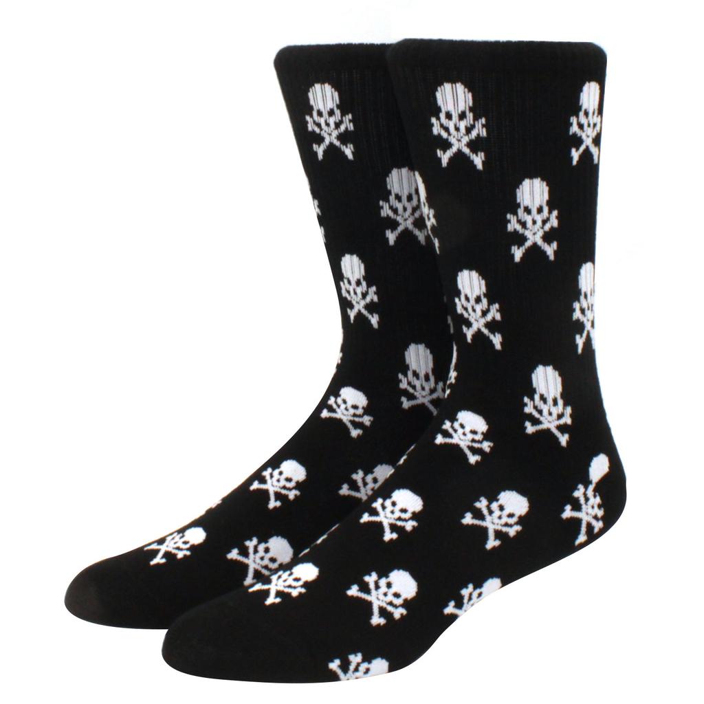 Lässige Persönlichkeit Terror Socken Halloween Cosplay Lange Socken Preppy Europäisch und Amerikanisch Street Skateboarden Paar Socken