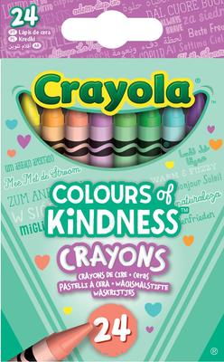 Crayola Kredka z wiadomością Kolor życzliwości Kredka 24 kolory 520116 Produkt oryginalny