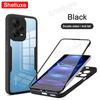 360 Full Body Front+Back Clear Case Shelluxe For Xiaomi Redmi Note 12 13 Pro Plus + Note12 Note13 5G Silicone Double Sided Cover