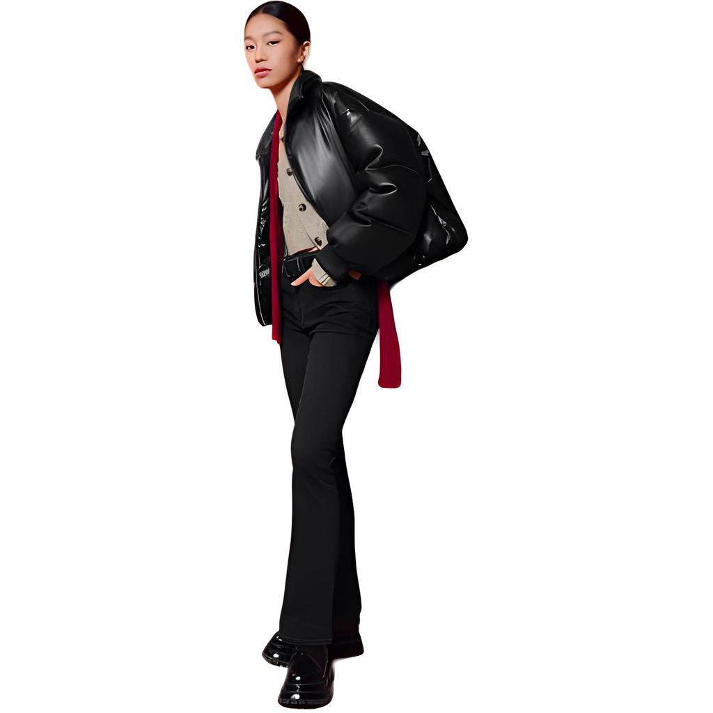 Levis Casual Minimalist Short Comfortable Down Jacket Women Jackets Black 002Q8-0000