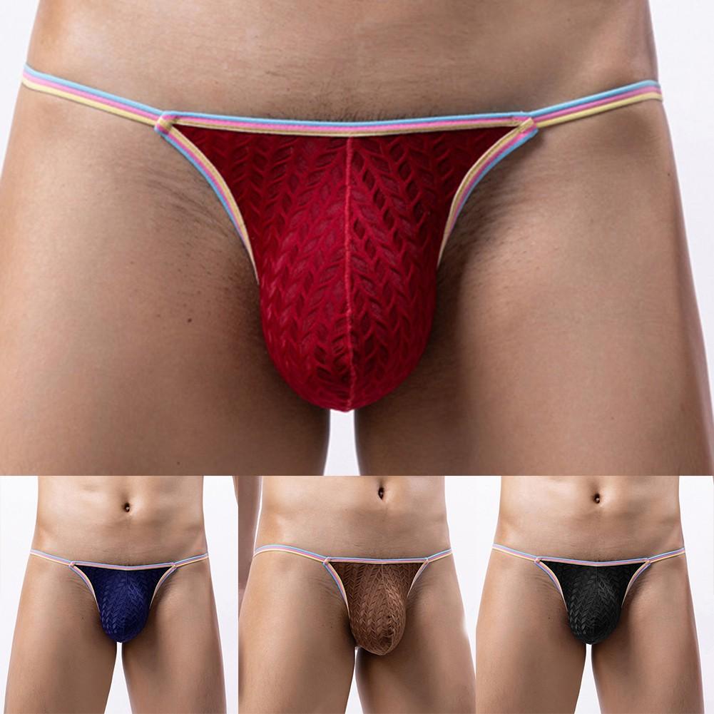 Höschen für Herren, Unterwäsche, Beutel, normal, sexy, einfarbig
