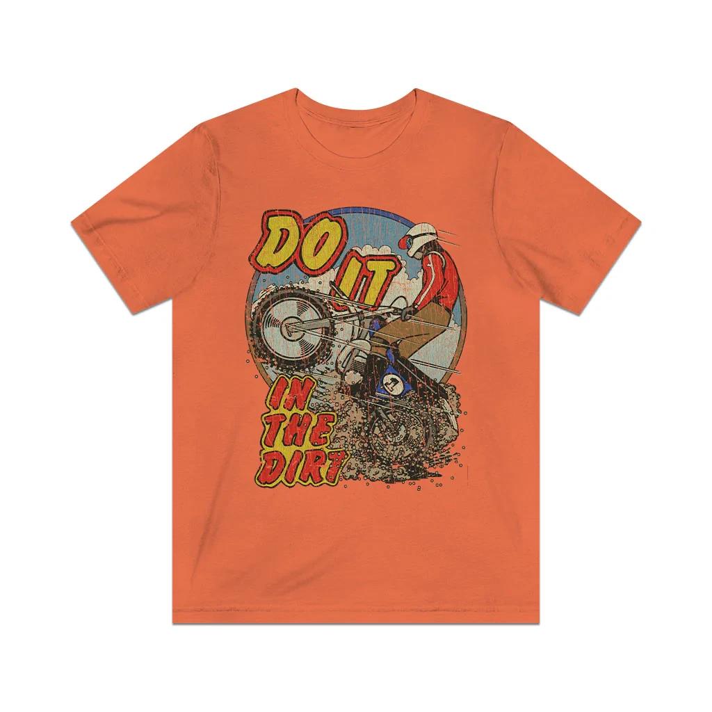 Do It In The Dirt 1976 Vintage Men s T shirt S