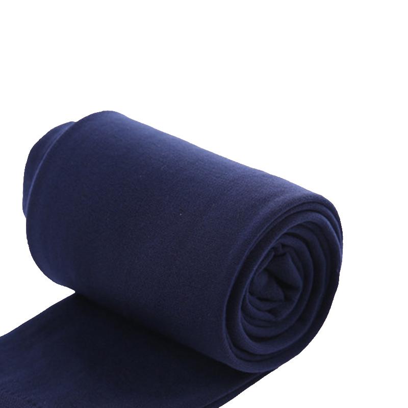 1Pair Women Thermal Full Foot Tights Warm Solid Color Winter Polyester Fiber Thick Fleece Lined Ladies Long Pants