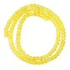 1 Strand 3/4/6/8/10mm Yellow Faceted Crystal Beads Glass Abacus Loose Beads For Jewelry Making DIY Bracelet Necklace Accessories