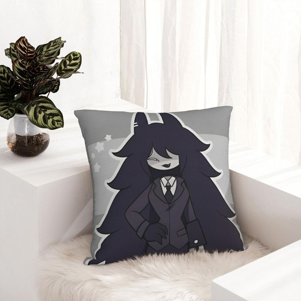 Miss Circle Pillowcase Printing Polyester Cushion Cover Decoration Fundamental Paper Education Throw Pillow Case Cover