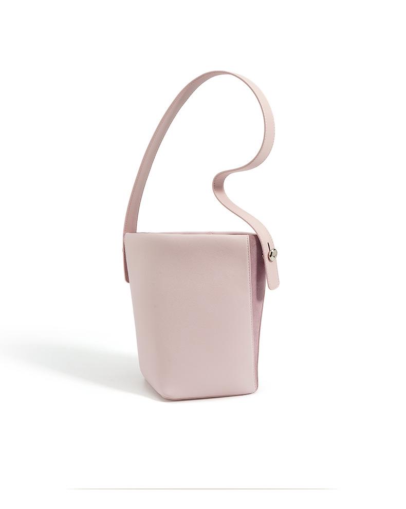 Soft Cowhide Shoulder Bag - Spring/Summer 2025 Minimalist Underarm Bucket Bag for Women