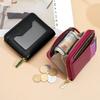 Wallet women's zipper simple Korean version short multiple card slots can hold driver's license coin wallet