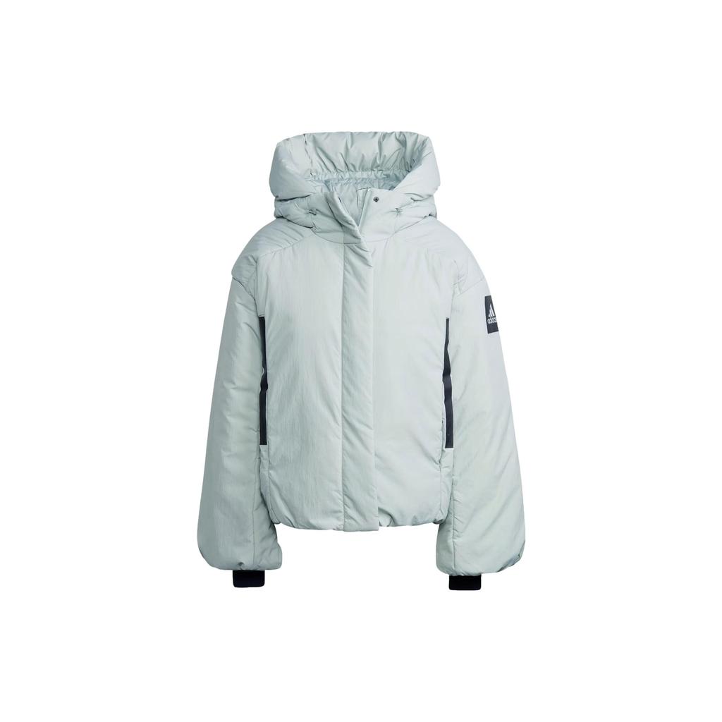 Adidas Myshelter Cold.Rdy Hooded Down Jacket Women Outerwear Light-Aqua Grey IK3122