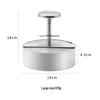 Stainless Steel Burger Press