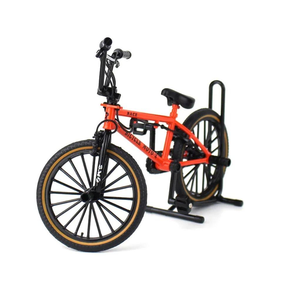 Parking Rack Finger Mini Bike Zinc Zinc Alloy Metal Simulation Bike Kids Toy Bicycle Model Toy Boys Gift