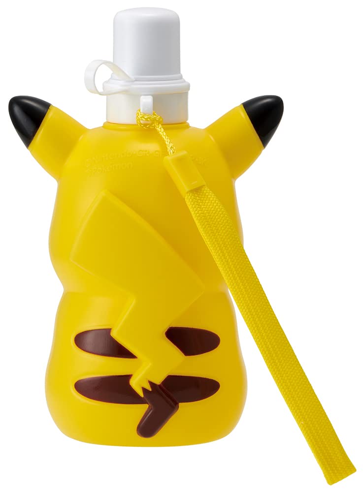 Skater Water Direct Pikachu Children's Bottle, Drinking, 480ml, Die-Cut, Design, 21, PBSD5-A