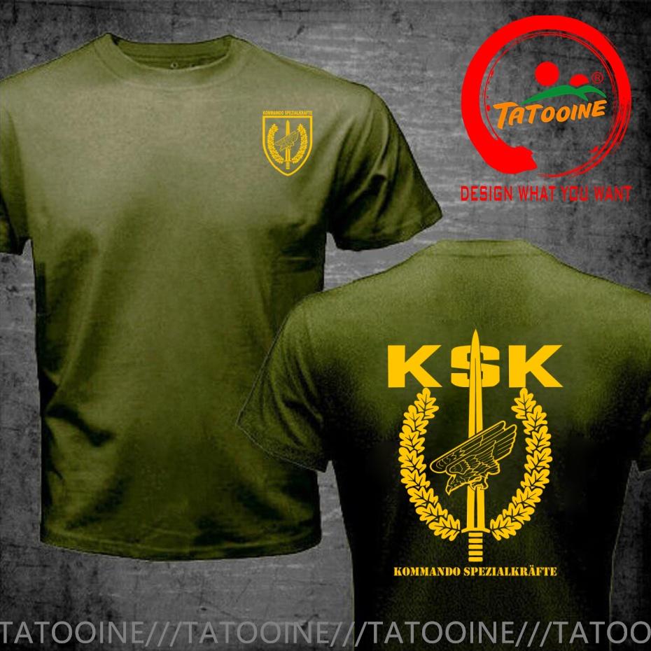 Vtipný design Ksk Gerunisex Armádní speciální síly Komunisexdo Spezialkrafte Tričko Unisex Móda Trendy Ležérní oblečení Stylové topy Tričko