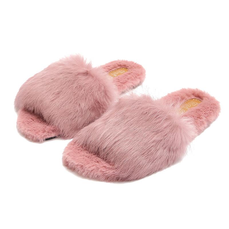 

Mao Mao slippers women s outer wear 2025 new Korean version ins trendy shoes autumn and winter home cotton slippers spring and summer 31 рожевий