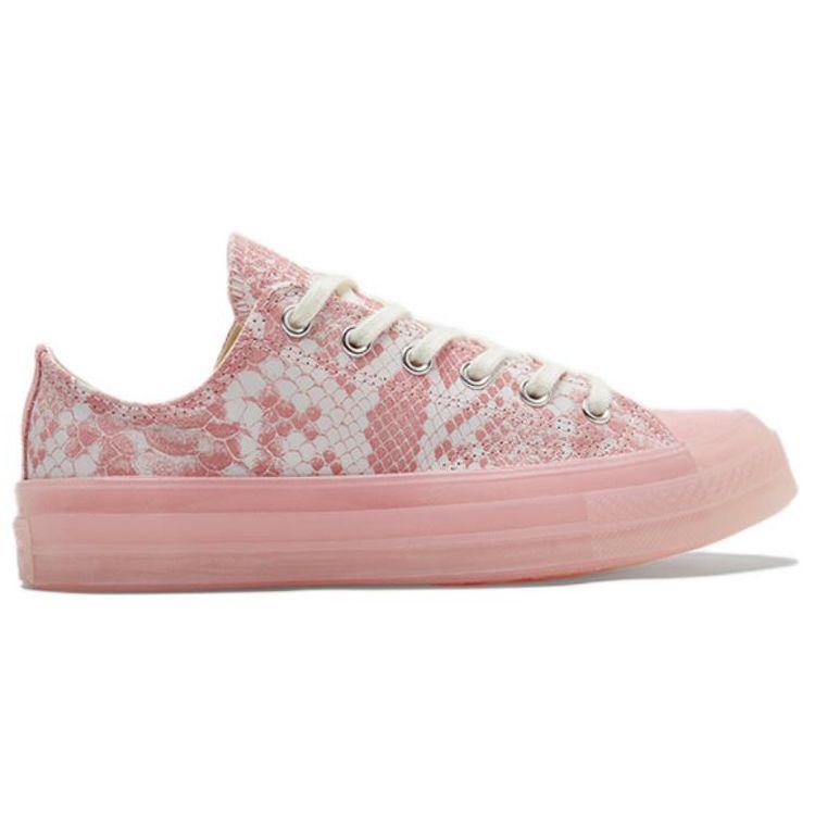 Golf Wang x Converse Chuck 70 Low Pink Python Unisex Sneakers Pink-Dogwood Vintage-White 173189C