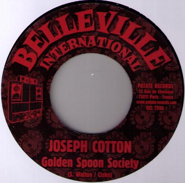 

7-дюймовая пластинка JOSEPH COTTON GUIVE Общество Золотой Ложки Защити Меня BEL759 Belleville Inte 2011 Франция Регги Ска Даб Б/у