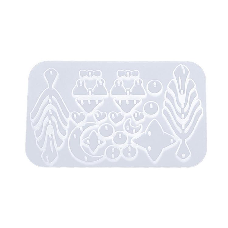 High Temperature Resistant Silicone Star Moon Mold Sturdy Silicone Accessories Mold For Handcrafted Earrings