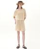 JUN BY JUN K String Knit Shorts_Cream