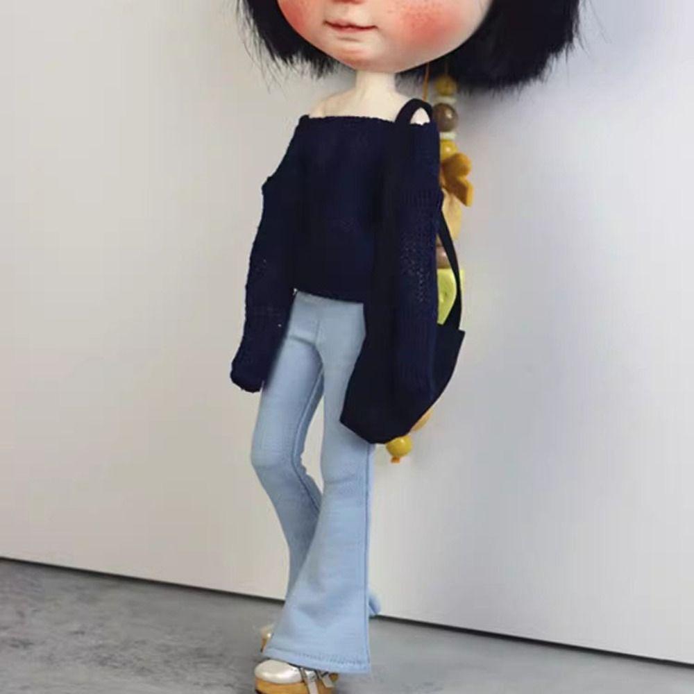 Casual Wear Denim Pants Clothes Fashion Dolls Jeans Pants for Blythe ob24 Dolls