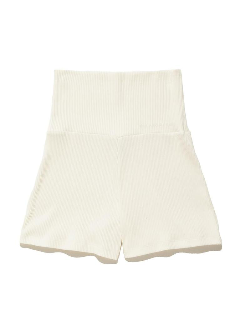 Gelato Pique Basic Ribbed Inner Pants PWCP249077 Free Size Women's White/White,
