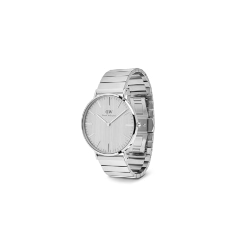 Daniel Wellington DW Classic Piano S Brushed Silver Men's Watch, Automatic, Stylish and Stylish, Perfect for Men in Their 20s, 30s, 40s, and 50s. A pe