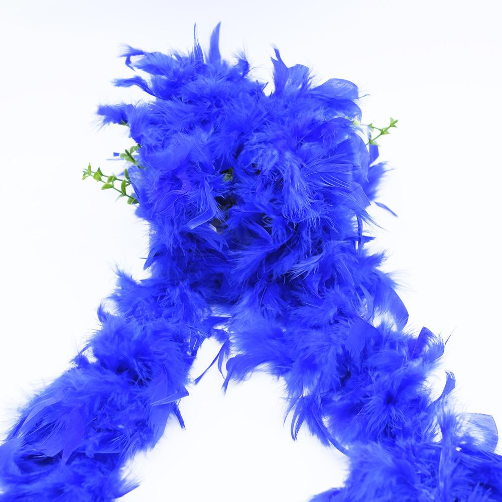 2M Bunte Federstreifen Weihnachtsbaum Feder Dekostreifen DIY Bouquet Verpackungsstreifen Hochzeitsfeier Dekostreifen