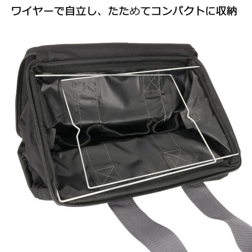 Takagi ICB-10 Foldable Multi-Purpose Bag with Lid, Large, for Tool Storage, Water-Resistant, Hard, with Carrying Strap