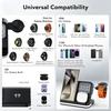 4 In 1 Wireless Charger Alarm Clock Stand For Samsung S26 S25 Galaxy Watch 8 7 6 5 Active 2 Buds4 Pro 3/2 Fast Charging Station