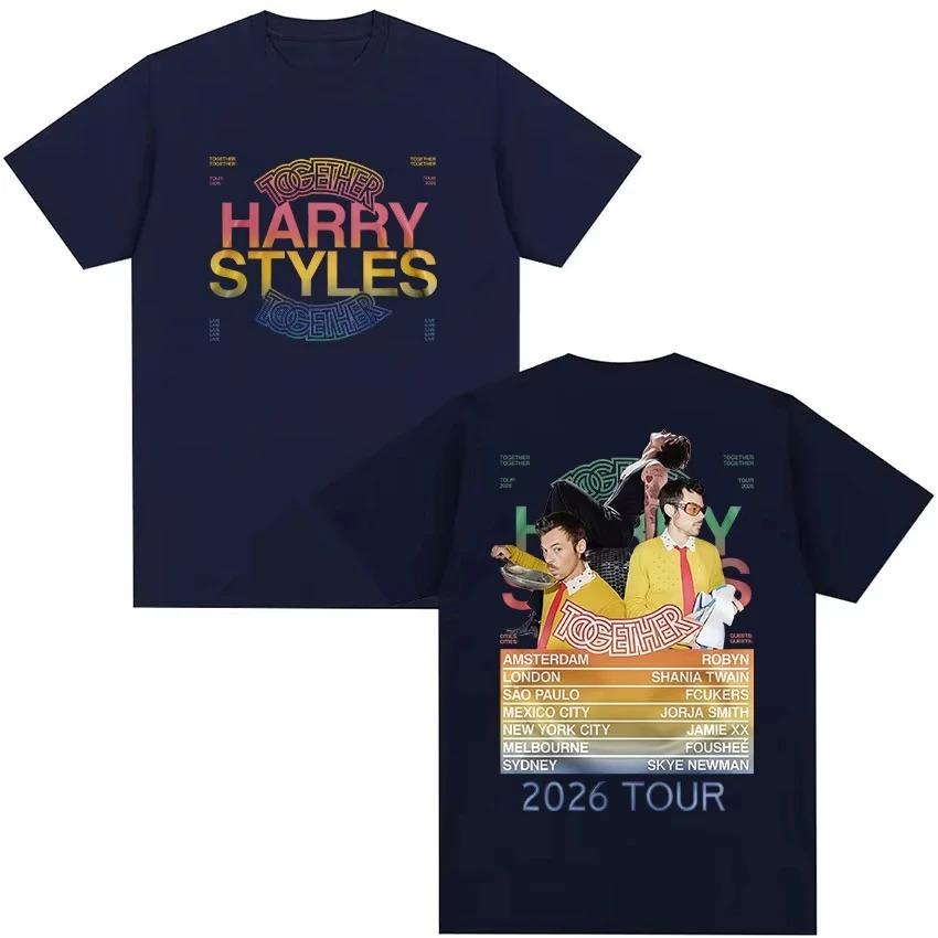 Harry Styles  Tour Concert Fan Gift TShirt Unisexs Vintage HighQuality Cotton TShirt Summer Street Style TShirt