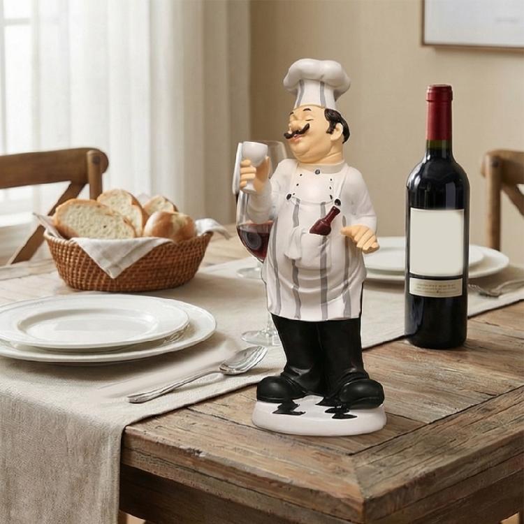 Funny Chefs Decorative Statue Resin Home Countertops Table Decoration for Farmhouse Home Decors & Kitchen Decorations