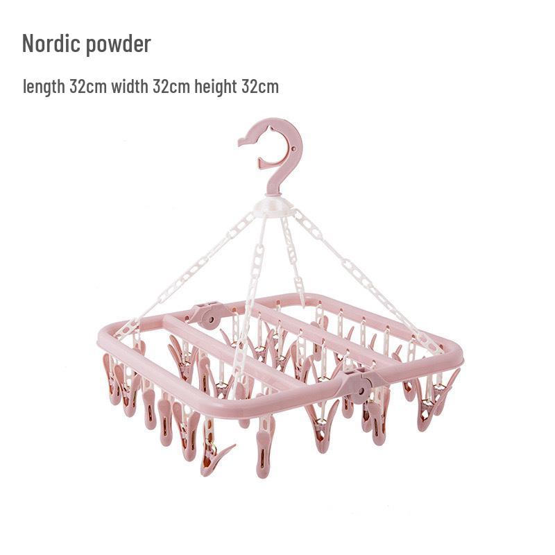 

Складная многофункциональная вешалка для одежды и сушилка для носков и нижнего белья