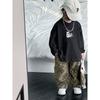 Fleece Leopard Jeans For Kids Boys Girls Cool Long Jeans Fashion Street Style