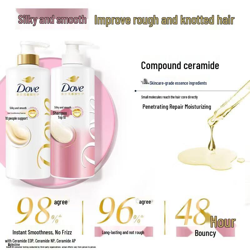 Dove Daily Nourishment Silky Smooth Shampoo 700g