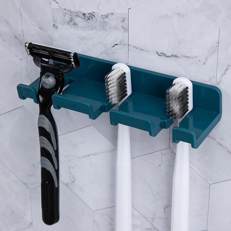 Bathroom Accessories Multicard Slot Holder Rack Toothbrush Organizer Hanging Set