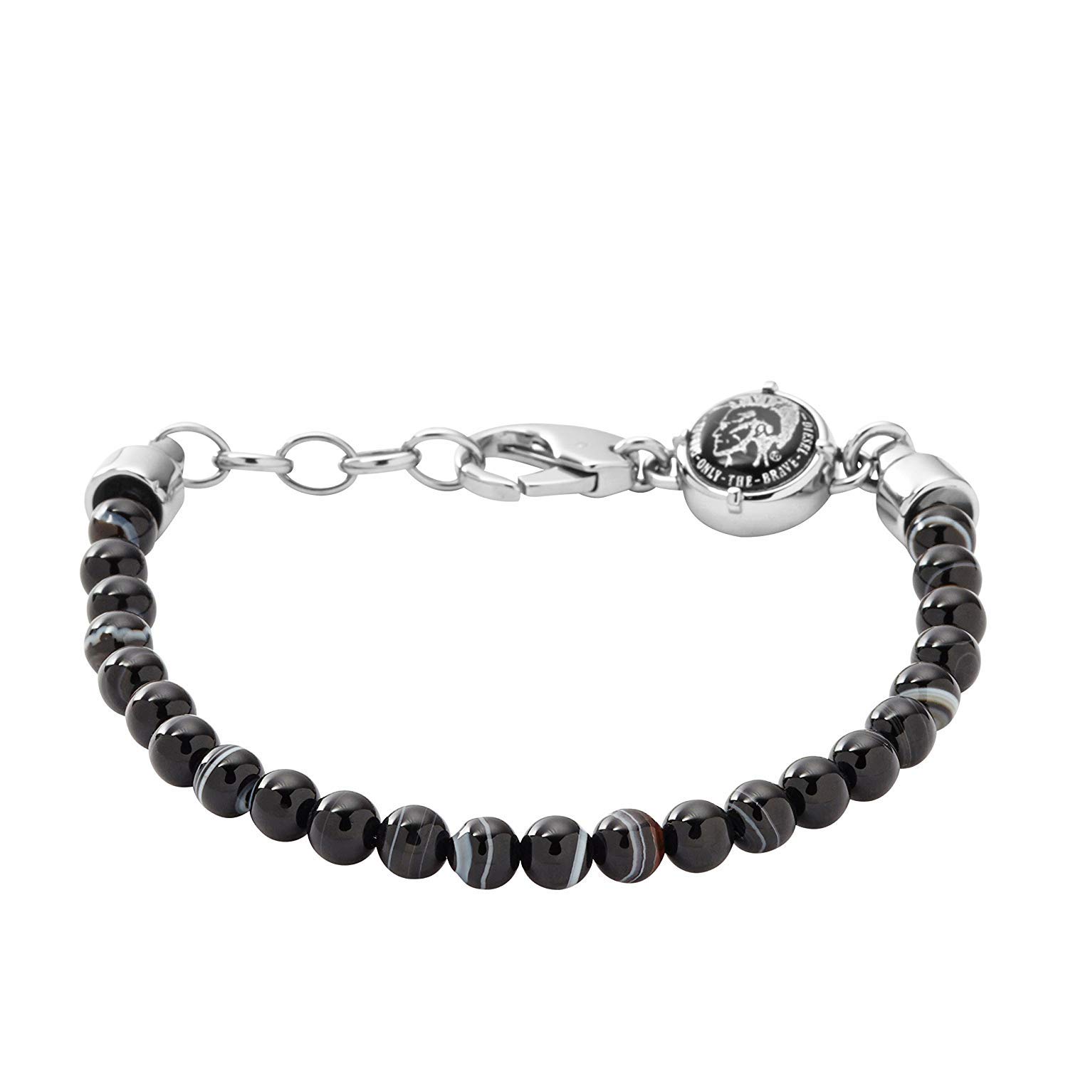 

DIESEL DX0848040 Men s Brave Man Mohawk Beaded Bracelet