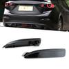 2Pcs Rear Left Right Bumper Reflector Lights Lens For Mazda 3 5 6 D350-51-5L0C D350-51-5L0E For Mazda 3 Rear Side Marker Lens