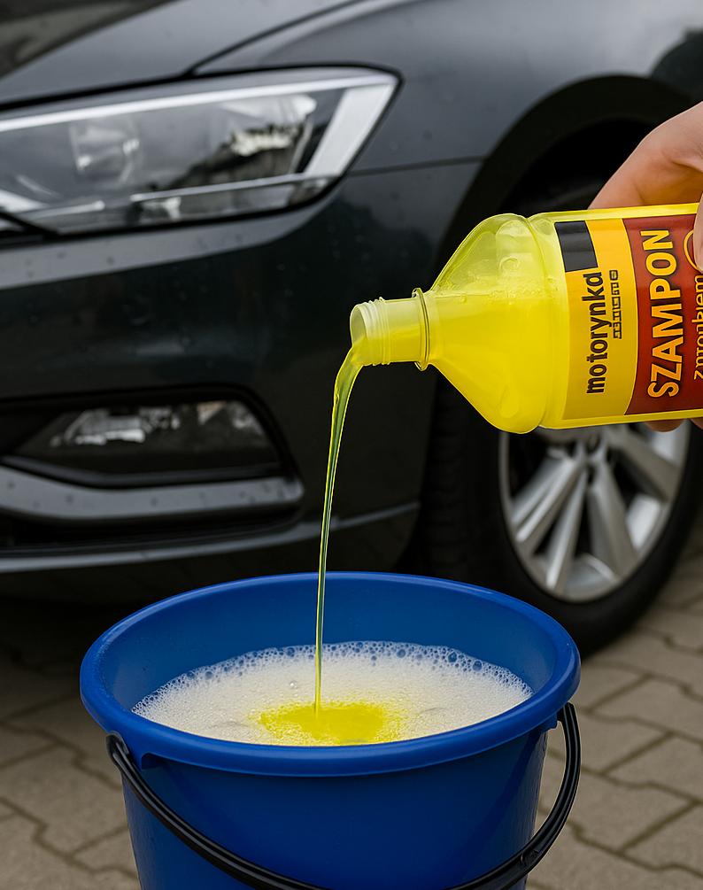 Szampon z woskiem 1000ml (motorynka)