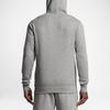Air Jordan Knit Logo Fleece Lined Hooded Pullover Hoodie Asia Sizing 'Grey' Men's 834372-063