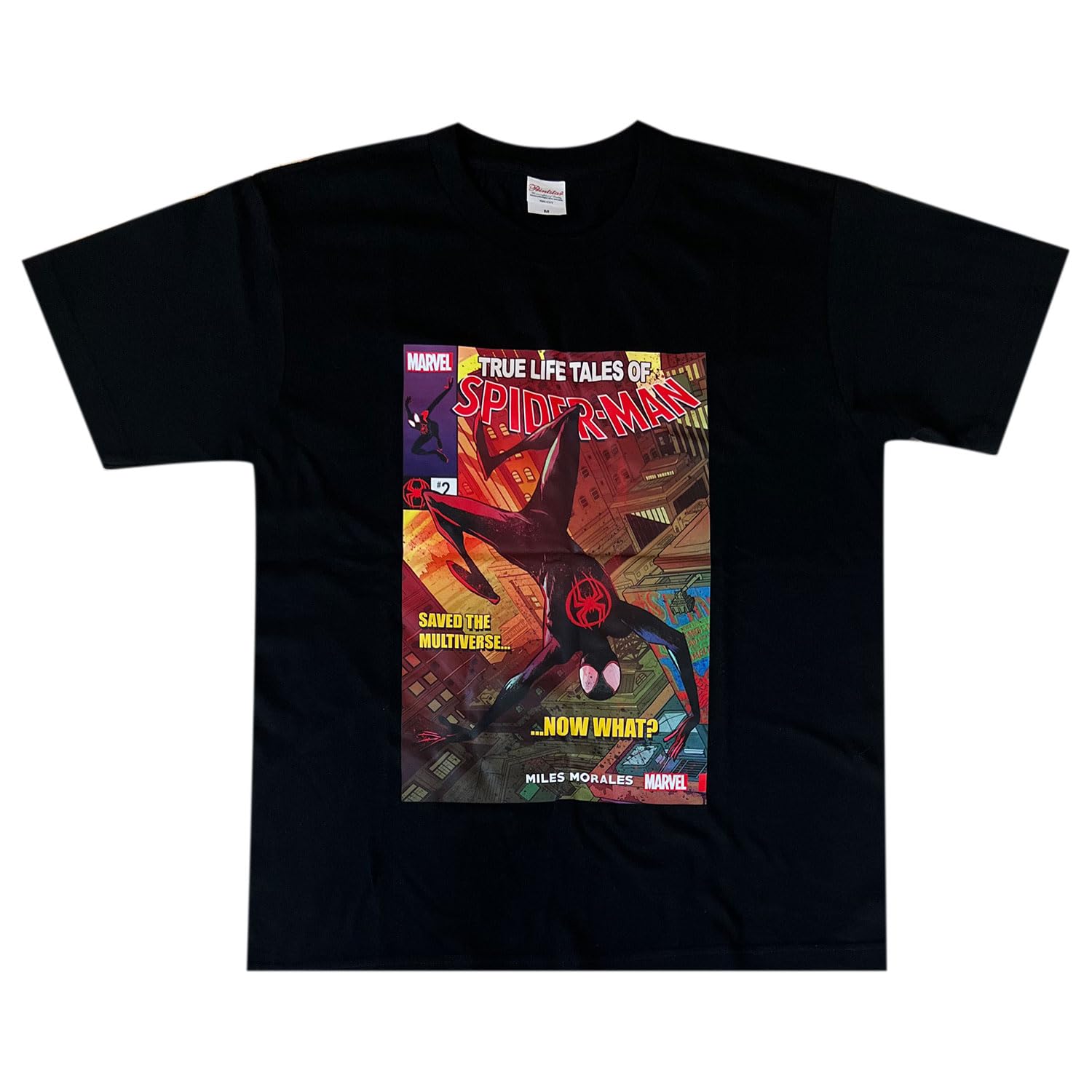 

[Small Planet] MARVEL Spider-Man: Across the Spider-Verse T-Shirt Cover Art, Size M