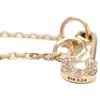 SYMPATHY OF SOUL K18 0.04ct Diamond Safety Pin Necklace Yellow GoldUsed