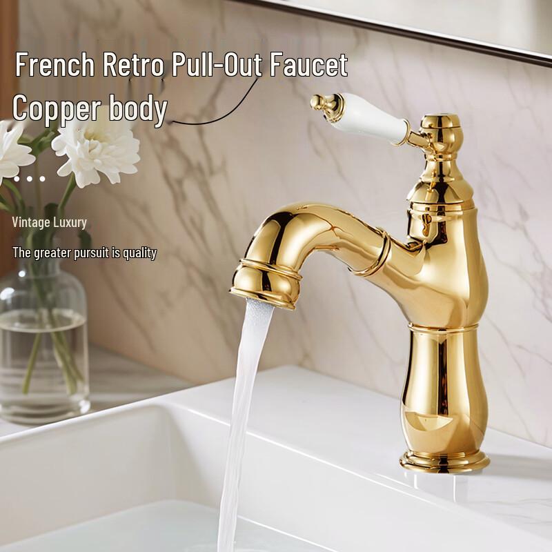 Yipan Pull-Out Hot & Cold Basin Faucet