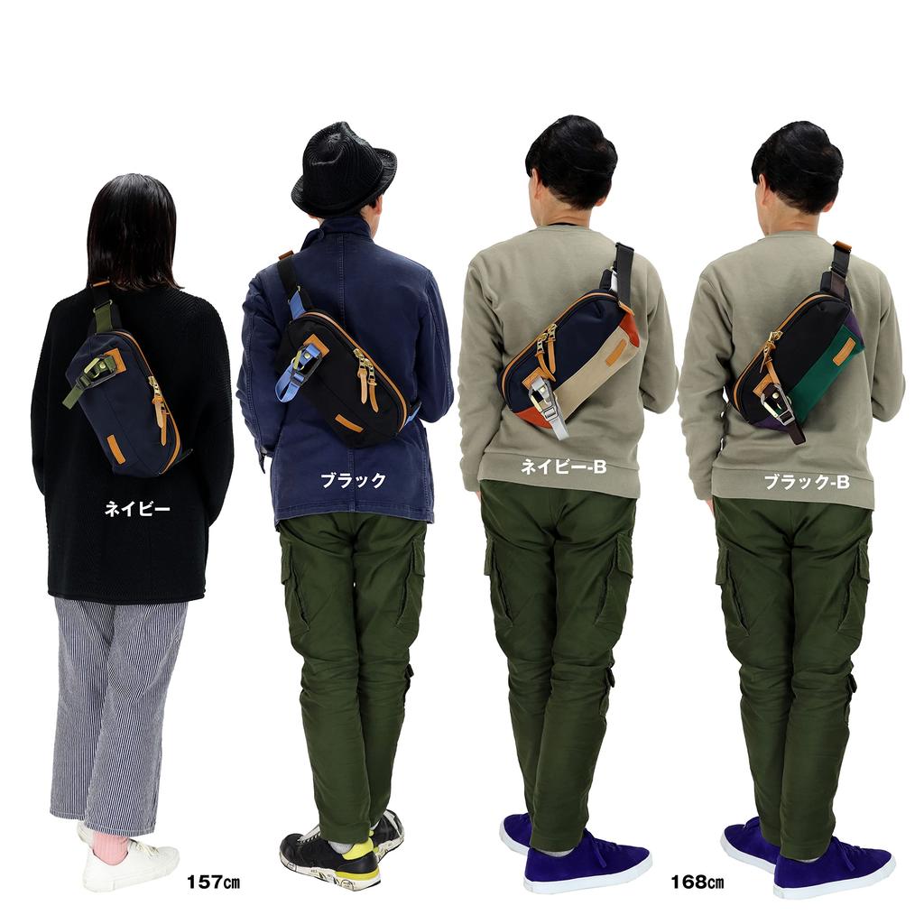 Body Bag Link Navy B Free Size [Masterpiece] Bag/One-Shoulder 02346-v2-075B Men's