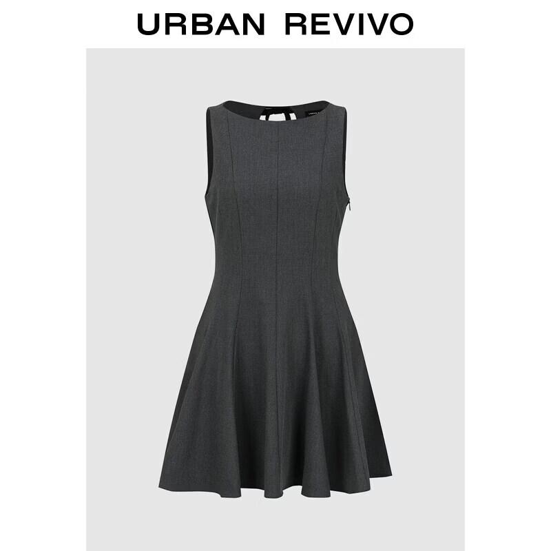 UR2026 Women s Bowknot Sleeveless Mini Dress M
