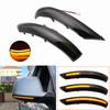 2Pcs LED Dynamic Indicator Turn Signal Light Blinker Side Mirror Lamp for VW Touareg I MK1 7L Facelift 2007 2008 2009 2010