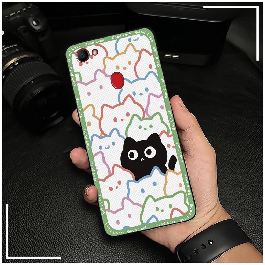 Anti-dust Cartoon Phone Case For OPPO F7 Graffiti Soft Case Silicone Protective Dirt-resistant Anti-knock Full Wrap TPU