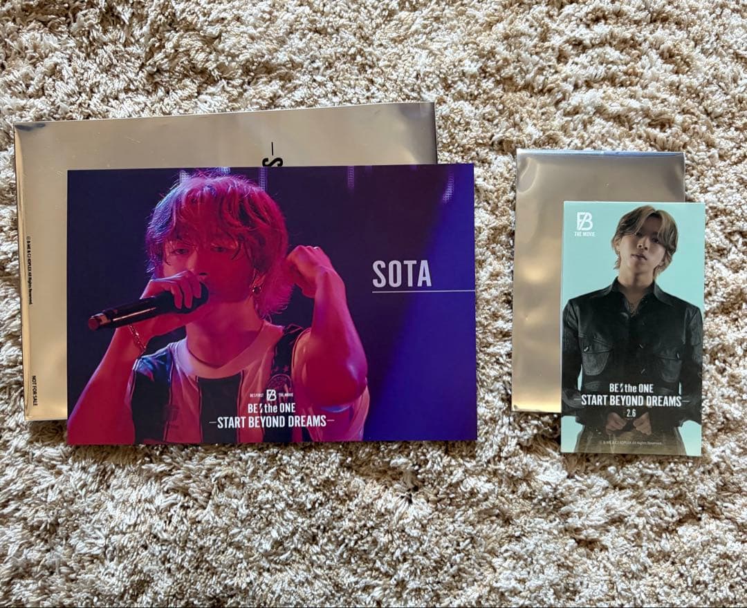 [USED] BE:FIRST SOTA Movie Bonus Item #4: Postcard/Movie Ticket Bonus