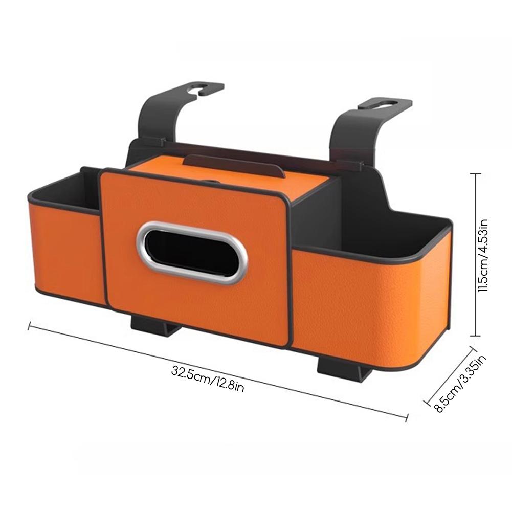 Car Seat Backrest Storage Box Holder,Multi Functional Car Tissue Box,Car Interior Seat Back Organizer For Vehicle Headrests