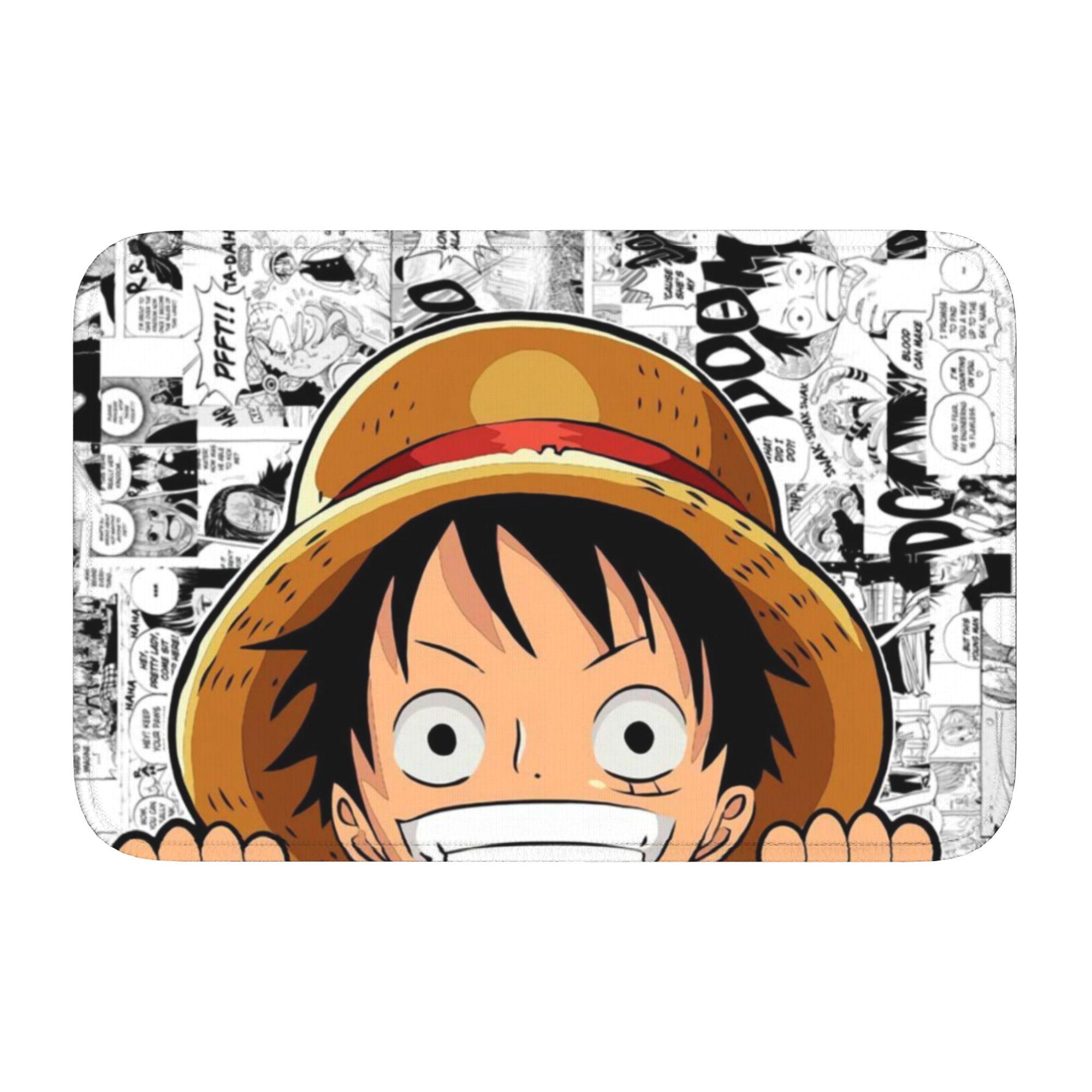 

Anime One P-Pieces Floor Door Kitchen Bathroom Mat Anti-Slip Outdoor Doormat Garden Living Room Entrance Rug Carpet Footpad 60cm x 90cm