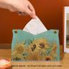 Beiyipin Creative Tissue Box - Sunflower Oil Painting